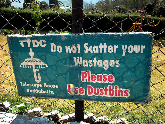 yes, 'wastages' or not, please do not litter.